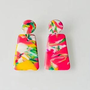 Colorful Abstract Earrings